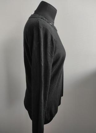 Удлиненный свитер с камнями 14-16 р от isle6 фото