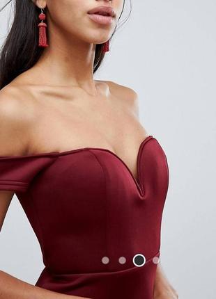 Asos glamorous платье с открытыми плечами2 фото