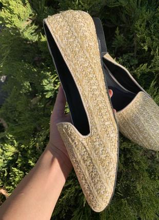 Соломенные лоферы lascana