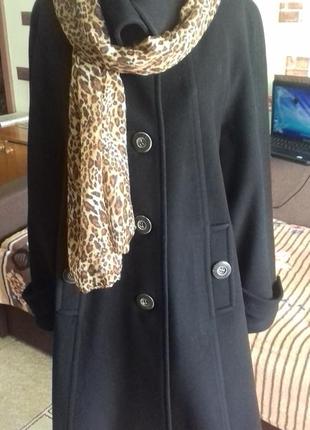 Пальто расклешенное+ шарфик в подарок dixi coat