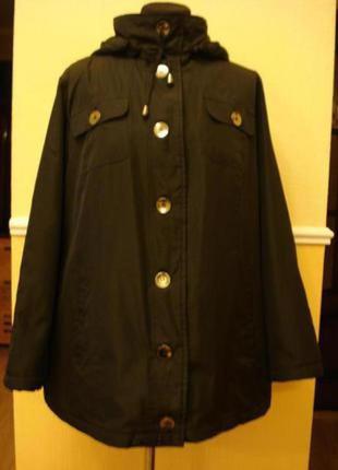 Осенне - весенняя куртка ветровка с капюшоном, большого размера 20 (4xl) .1 фото