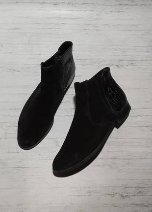 Gabor original замшевые ботинки сапоги сапожки
