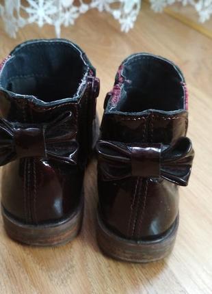 Демисезонные кожаные ботинки,черевички челси next4 фото