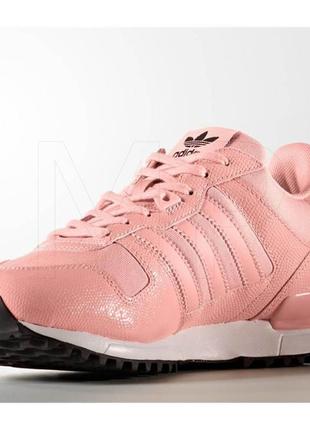 Кроссовки женские оригинал adidas zx 700 haze coral1 фото