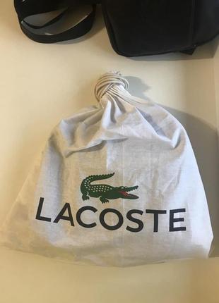 Supreme x lacoste shoulder bag black ss18 сумка мессенджер