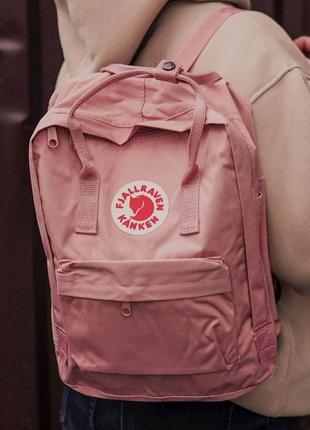 Рюкзак fjallraven kanken classic rose рожевий купити фьялравен канкен