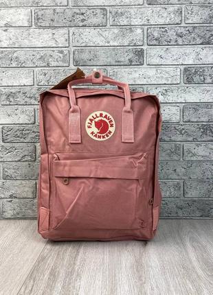 Рюкзак fjallraven kanken classic rose рожевий купити фьялравен канкен4 фото