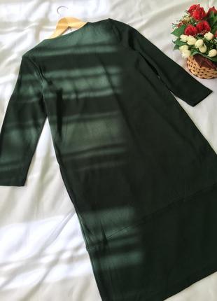 Плаття пряме до колін, сукня /распродажа платье прямое зелёное до колен3 фото