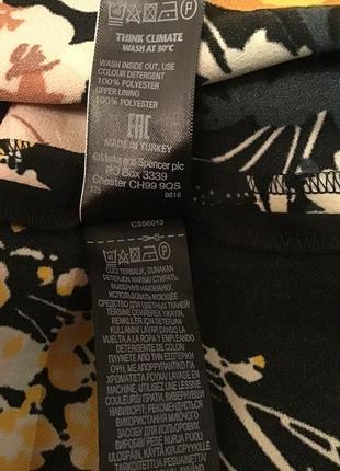 Платье комбинация в цветочный принт слип дресс marks&spencer5 фото