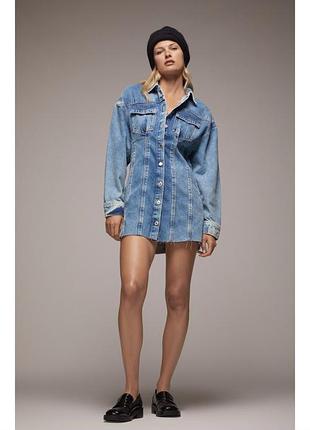 Джинсовое платье zara