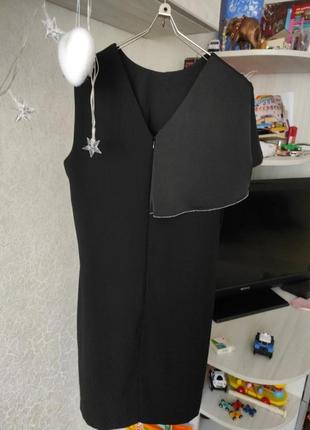 Елегантна сукня асиметрія з воланом рюшею next суперстильна і класна плаття4 фото