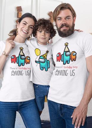 Комплекс футболок сімейний family look - among us