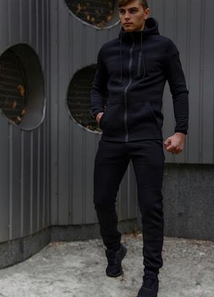 Теплый костюм intruder 'spirited hot' черный