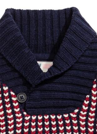 Демисезонный свитер  h&m джемпер на мальчика 1 2 3 года 92р синий кофта4 фото