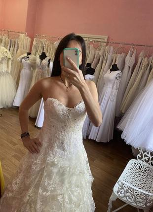 Тотальная распродажа. свадебное платье.3 фото