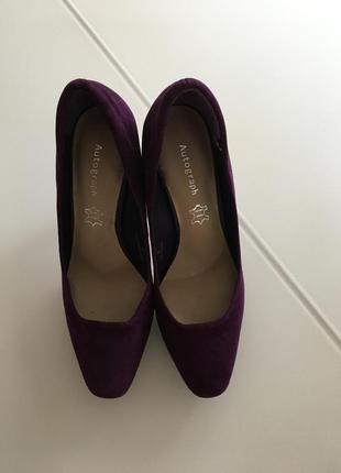 Красивые  фиолетовые туфли1 фото
