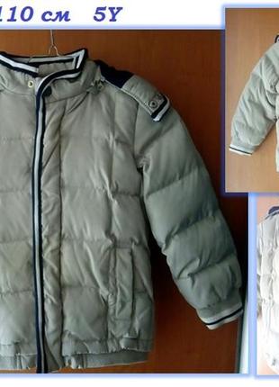 Детская теплая куртка chicco 110 см, 5 лет, зима, еврозима мальчику в идеал. сост.2 фото