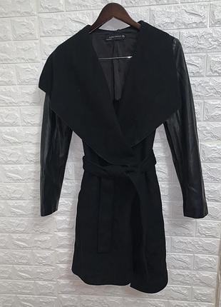 Пальто на запах zara