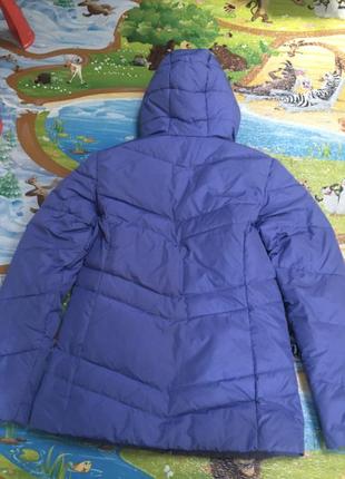Куртка зимняя пуховик синяя2 фото
