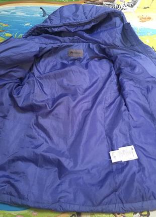 Куртка зимняя пуховик синяя8 фото