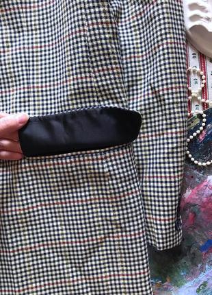 Шикарный стильный пиджак в клетку c&a ретро винтаж размер 525 фото