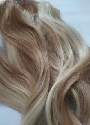 Трессы длинные волосы на заколках парик4 фото