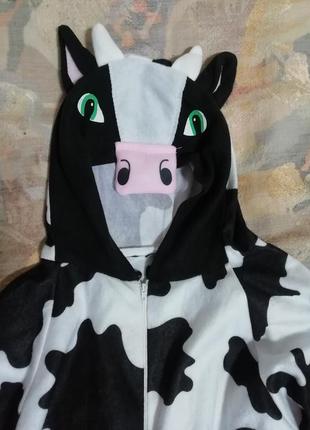 Карнавальний костюм бика, корову на 7-9 років2 фото