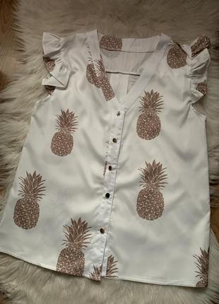 Класная блуза с ананасами 🍍