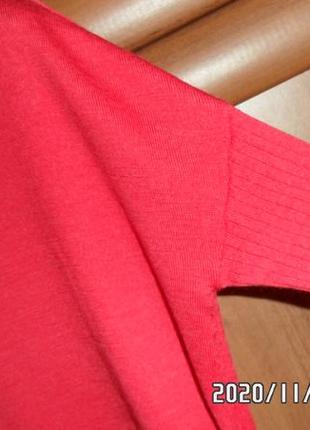 Трендовий кроп топ светр 100% вовна мериносів червоний розмір s від h&m9 фото