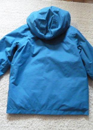 Крута демісезонна куртка на 4 роки декатлону decathlon непромокаємий, в ідеалі3 фото