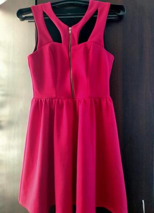 Коротка сукня рожевого кольору розмір xs-s1 фото