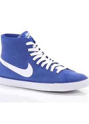 Кроссовки nike primo court mid blue 629573-405  blazer