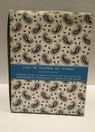D’orsay etiquette blue 240 мл винтажный флакон оригинал редкость3 фото