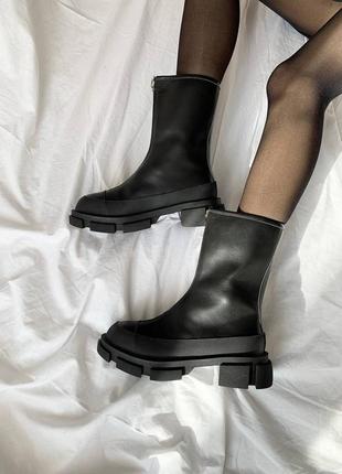 Шикарные женские осенние ботинки топ качество 🎁3 фото
