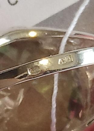 Срібне кільце каблучка 19,5 р. срібло 925 проба 6,12 г. великий олександрит перстень кольцо9 фото