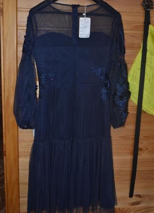 Платье tivardo lux collection!синий6 фото
