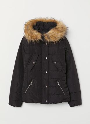 Куртка h&m черная 6379358wt