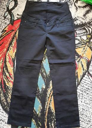 Супер  джинсы штаны брюки черные для беременных 40 l/48  h&m6 фото