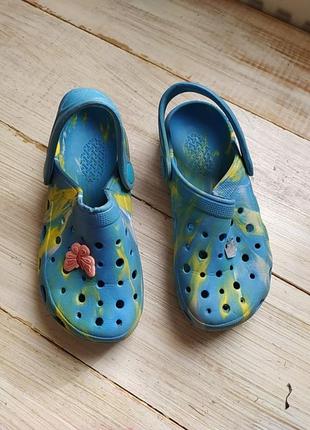 Детская пляжная обувь,кроксы  16-17 см1 фото