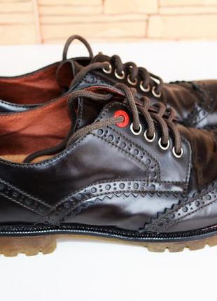 Moschino броги на тракторній прозорою підошві9 фото