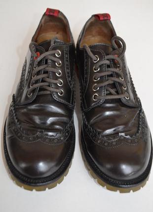 Moschino броги на тракторній прозорою підошві6 фото