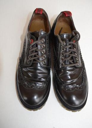 Moschino броги на тракторній прозорою підошві5 фото