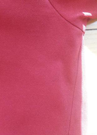 Великолепное  поло от люкс бренда men's hartford polo shirt, red burberry оригинал6 фото