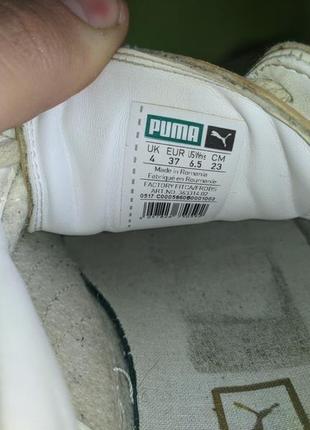 Кросівки шкіряні puma basket platform7 фото