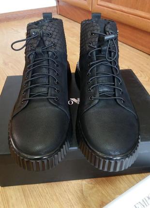 В стиле giorgio armani ботинки мужские джорджио армани черевики чоловічі армані2 фото