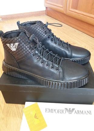В стиле giorgio armani ботинки мужские джорджио армани черевики чоловічі армані1 фото