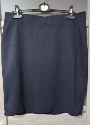 Трикотажная юбка карандаш, подклад р. n - 7 /2xl, наш 54, от marc cain.3 фото