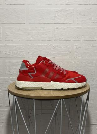 Adidas nite jogger red white.3 фото