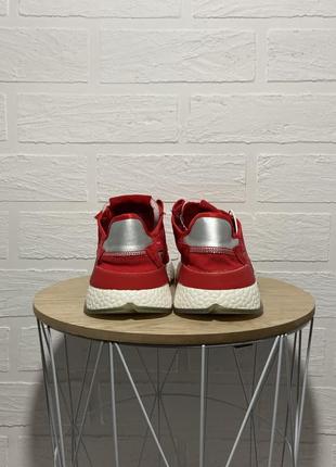 Adidas nite jogger red white.4 фото