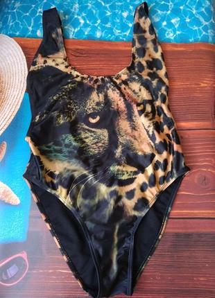Леопардовий купальник s-m розмір